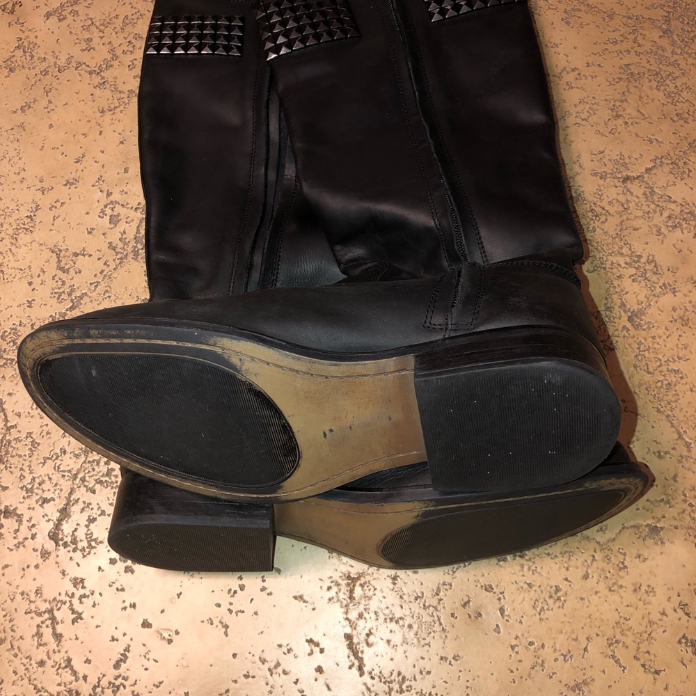 Reggie Black Riding Boots - Picture 5 of 5